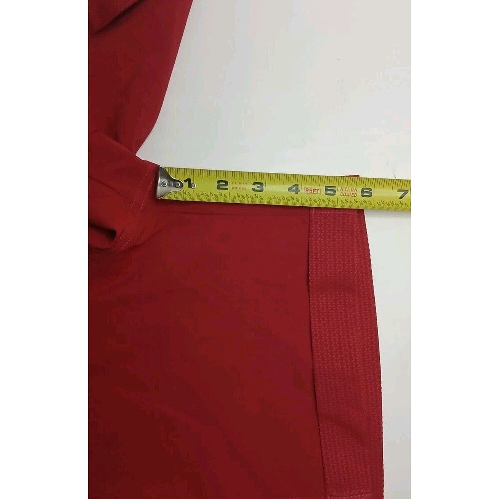 ZYIA Active Women’s Size M Shorts 6" Red Cuffed 6 Pockets Adjustable Waist NWT - Picture 11 of 12